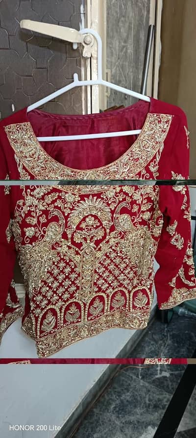 Bridle one time use lehnga.