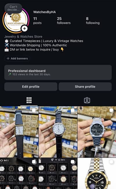 ⌚ Premium Watches Collection – Ladies & Gents