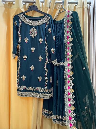 Beautiful Mehndi/ party wear Dress for Sale – Like New