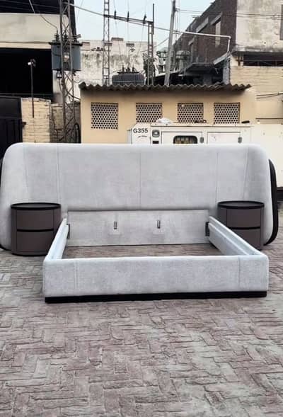 King Size Wooden Bed set | bed with side table | A+ quality furniture