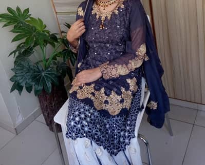 ready to wear 3 piece lehanga kurti dupatta