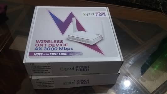 ZTE GPON WIFI 6 AX3000  (UNLOCKED) Brand New (whatsapp 0333 6233364)