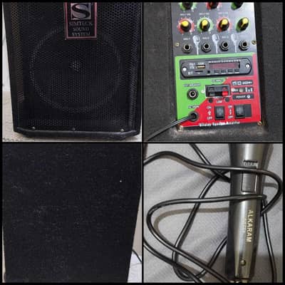 Speaker 8" With Mike SIMTECK SOUND SYSTEM