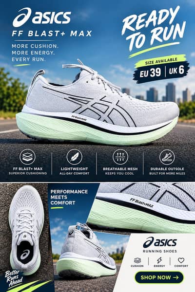 asics FF blast +max premium condition