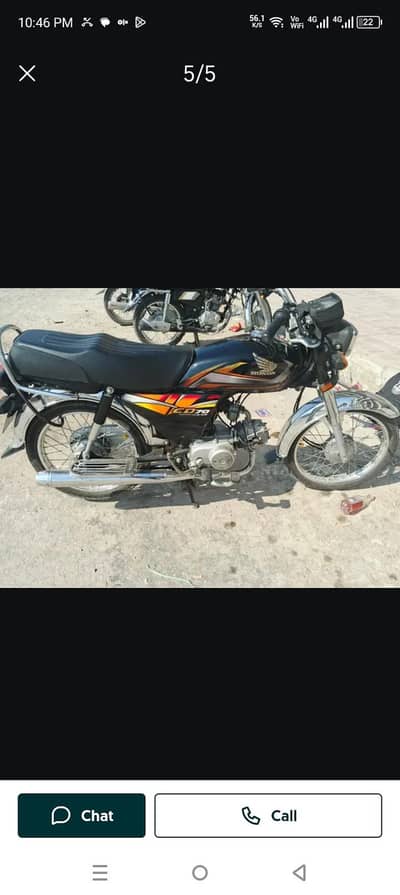 Honda CD 70 2022 urgent for sale