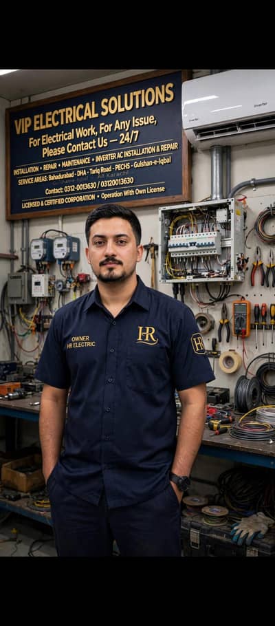 ​Title: Professional & Reliable Electrician Services Available