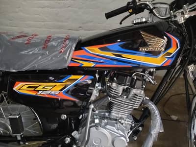 Honda CG125 2027 sticker Black color zero meter