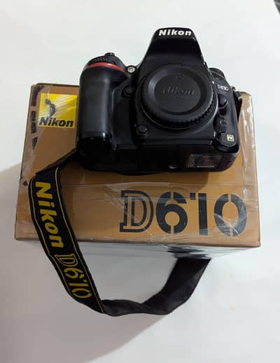 Nikon Camera DSLR D610 full frame with box