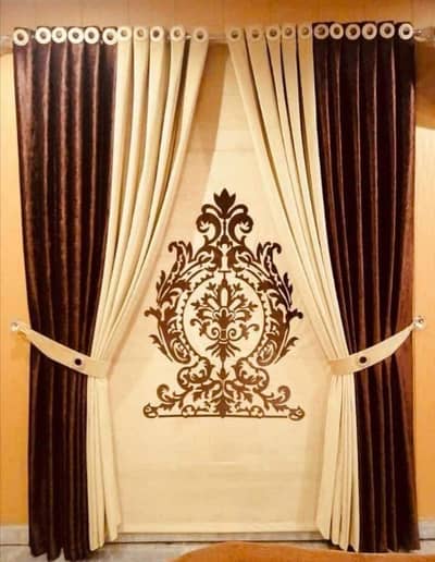 Fancy curtains and blinds