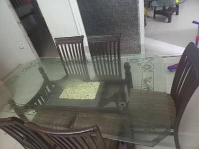 Elegant 5-Seater Dining Table Set ;  Excellent Condition | Rs. 65,000