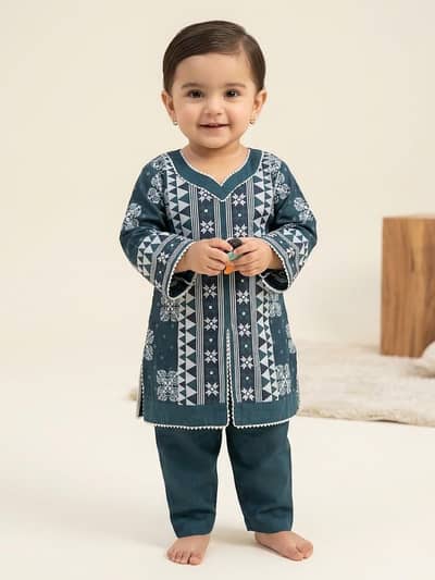 Designer Baby Girl Winter Khaddar Collection