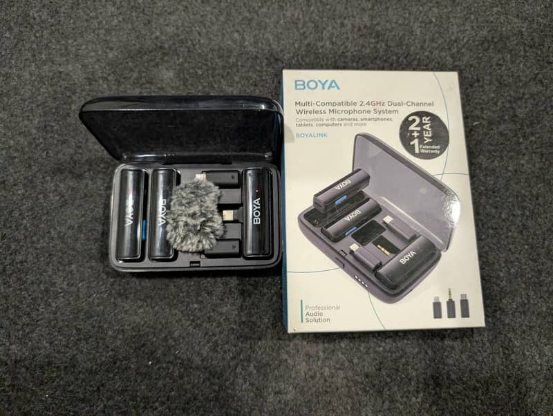 Boya link wireless microphone 0