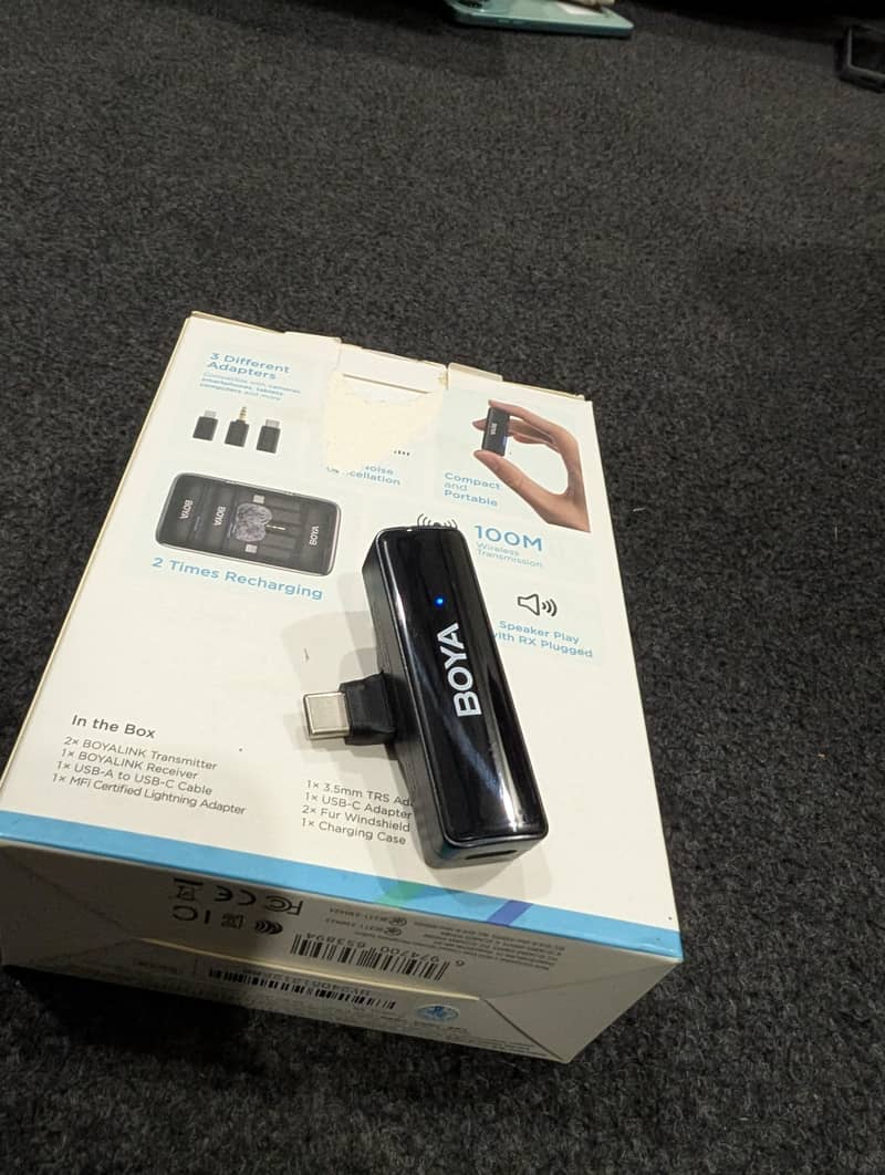 Boya link wireless microphone 4
