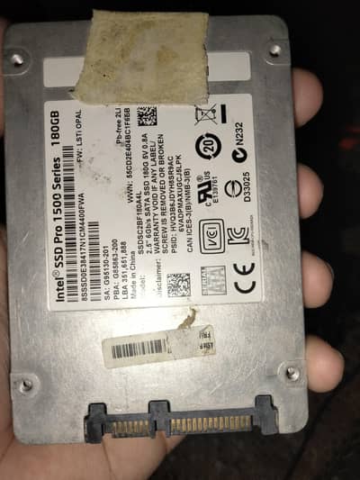 Intel SSD Pro 1500 Series 180GB (2.5" SATA) - Original