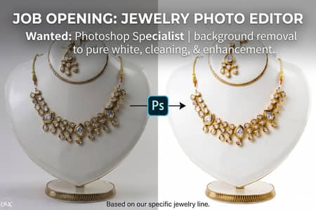 Product Photo Editor / Photoshop Retoucher (Jewelry)