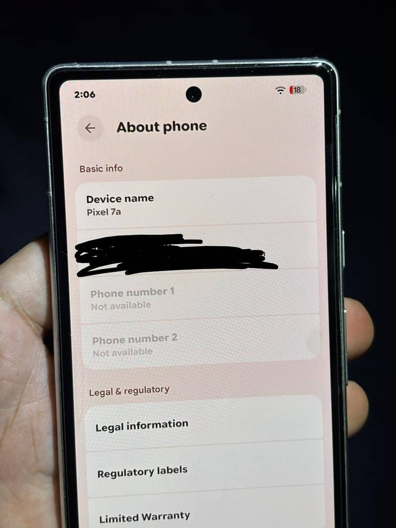 Google Pixel 7a 5