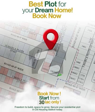 5 Marla Limited Plot Available For Sale
