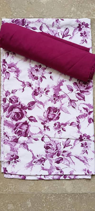 Georgette unstitched imported suit. 2 piece and 3 piece.