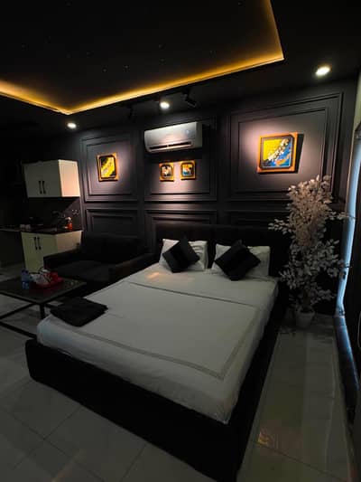 Daily Basis Apartment & Rooms Per day Perweek Short stay Available in E-11 Islamabad