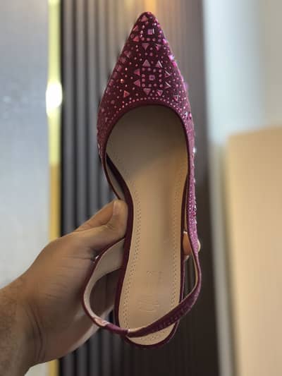 Pink shoe pair