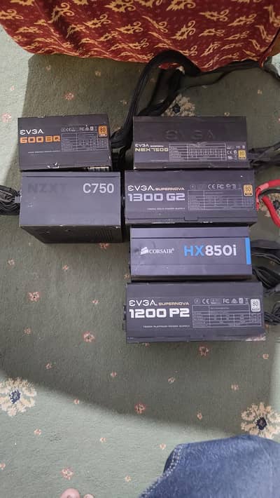 750watt 850watt 1200watt Corsair evga gaming power supply psu gtx rtx