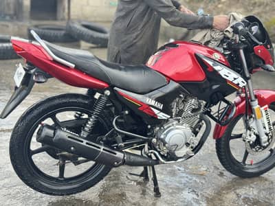 Yamaha ybr 125 2020 model registered little bit modified to 24 modeml