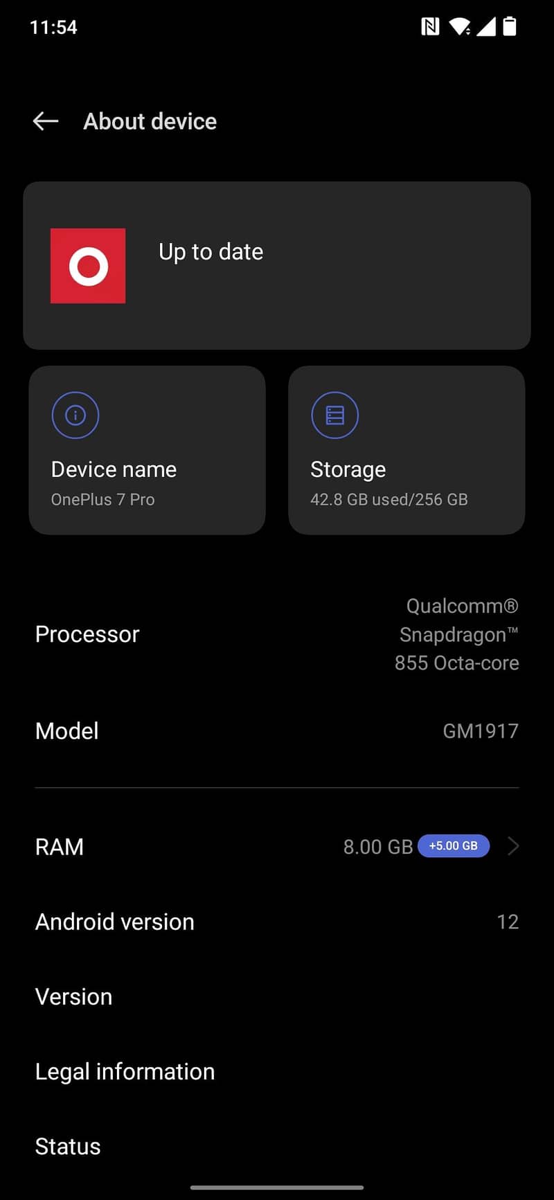 One Plus 7 Pro 7