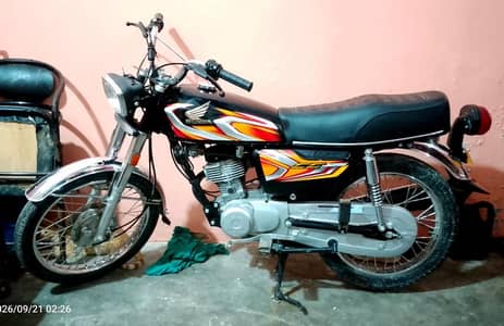 HONDA CG 125 .  .  2022 HYDERABAD JENIUN BIKE
