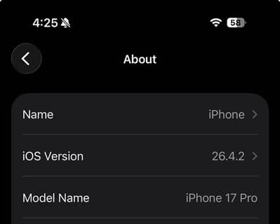 Apple iPhone 17 Pro Silver jv