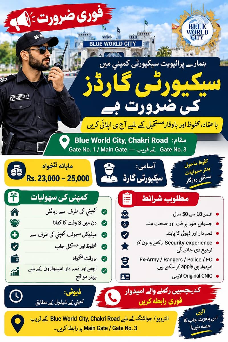 Hiring Security Guard 0