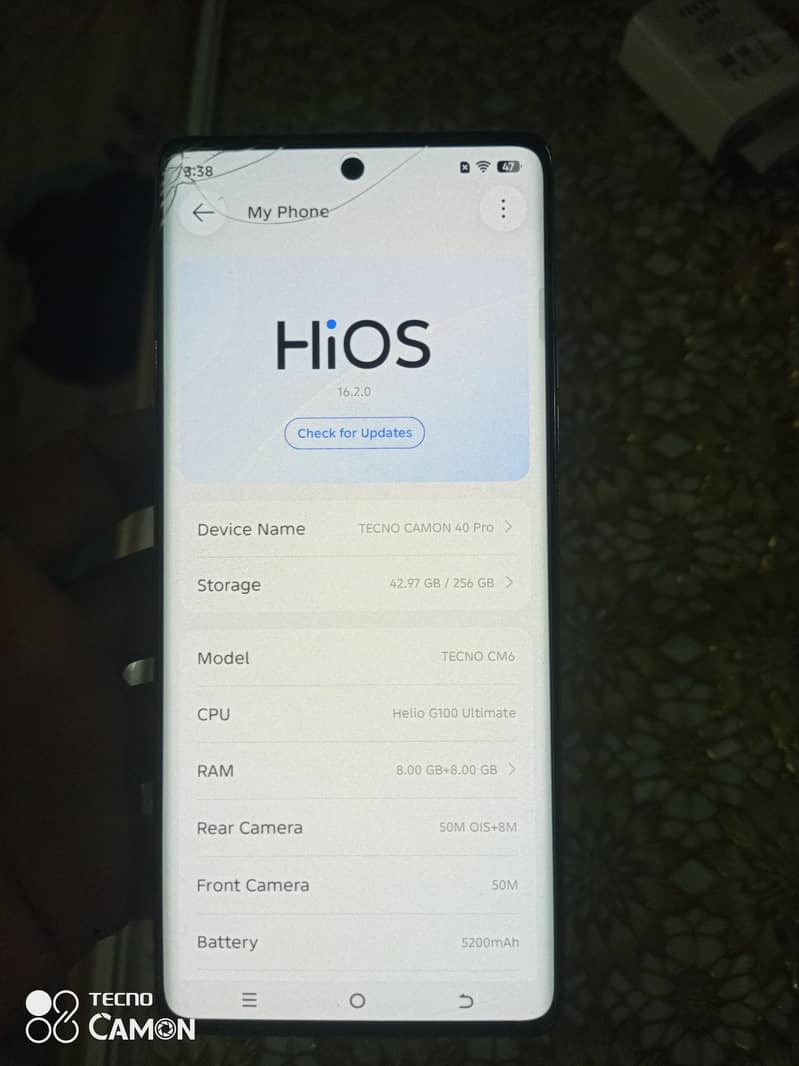 Tecno CAMON 40 Pro 10