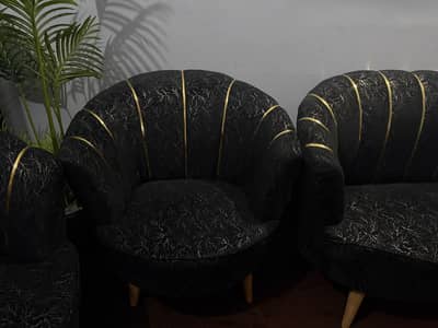Brand New 7-Seater Custom Shell Design Sofa Set for Sale