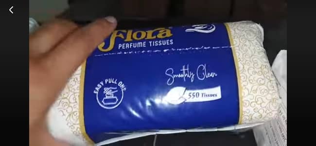 Flora Tissue 2 Ply Pack 550 Tissues