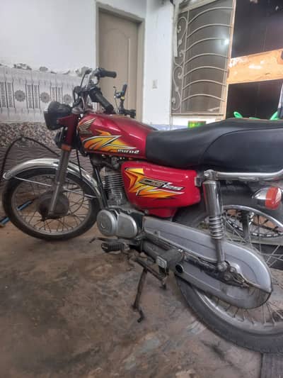 Honda CG125 2016 2017 model back colour