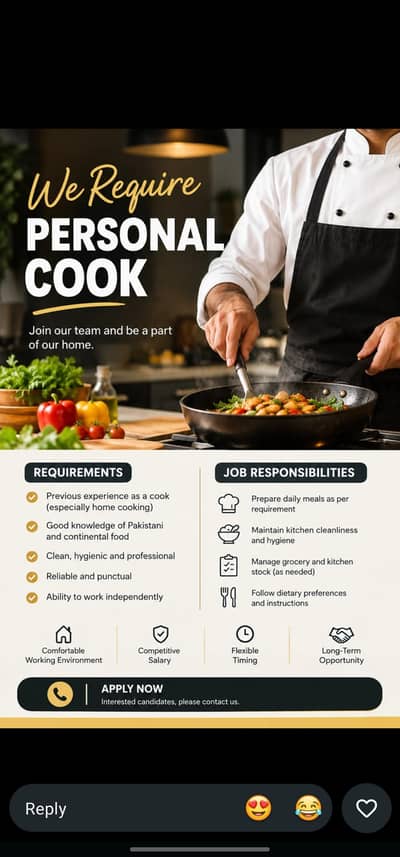 Chef Required