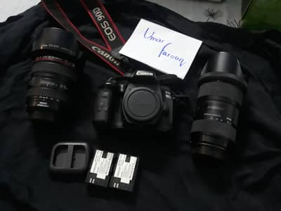 Canon 90D Kit | Sigma 18-35mm f/1.8 |Canon 24-105mm L IS |Complete Kit