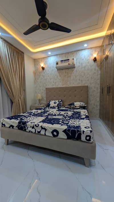 Luxury Night Stay Apartment in Bahria Town Lahore | Furnished 1 Bedroom VIP Flat for Short Stay | Per Day Apartment | Short Stay Room
