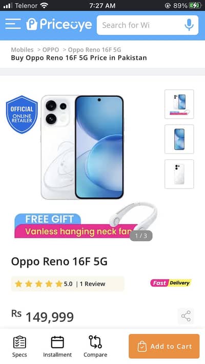 OPPO Reno 16f