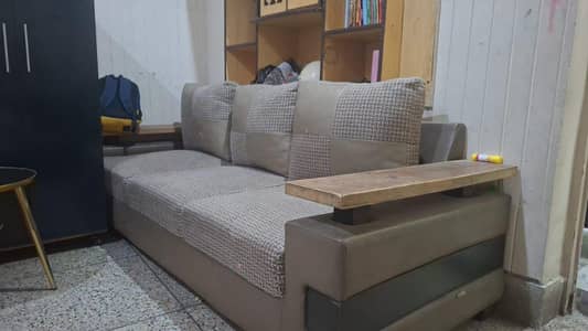 leather sofa set for sale condition you see in pictures almost clear