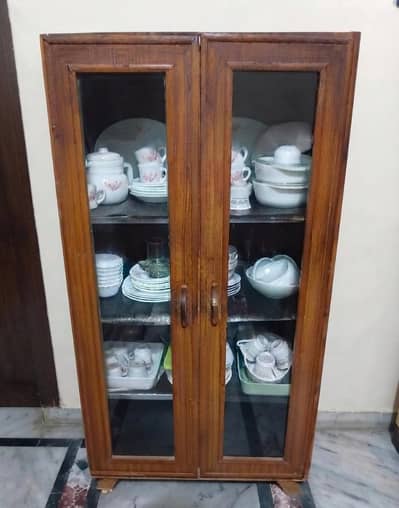 Wooden Crockery Showcase