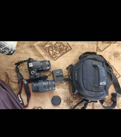 Canon 1200D Camera With 2 Lenses One Bag And Originall Charger