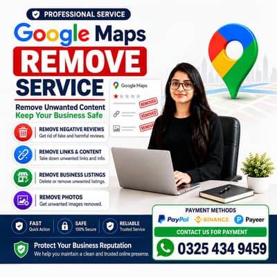 I am expert negative review removal Google map