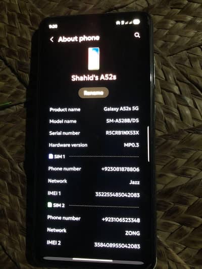 Samsung Mobile A52s