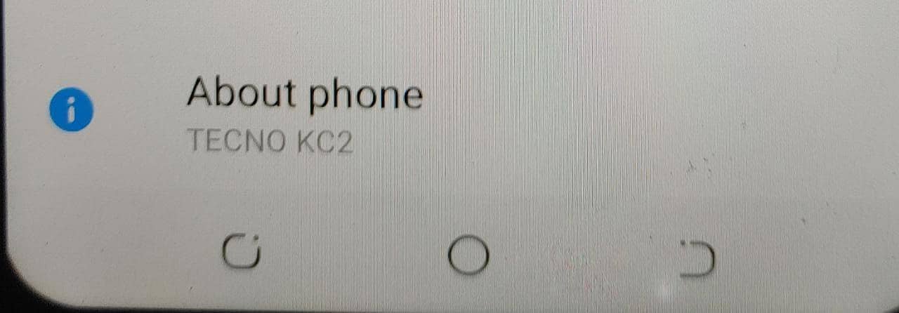 Tecno Kc2. Model 5