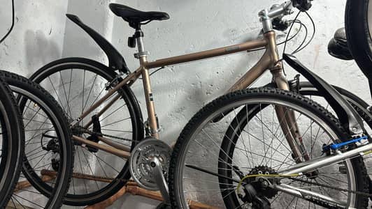 full aluminum body all gear working slim tyre very light weight
