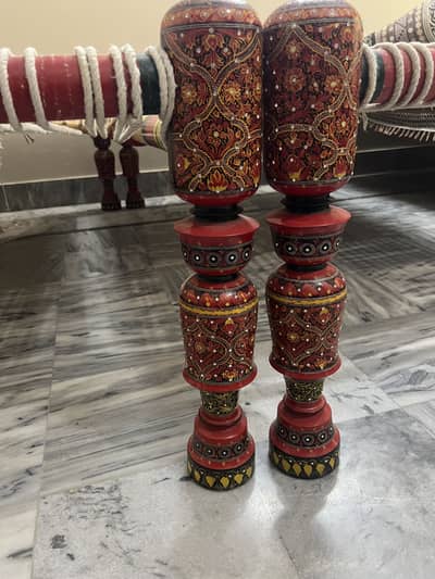 Charpai set/ jahaiz charpai/wooden charpai/ koka wali charpai