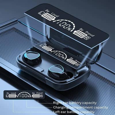 9D HIFI Black LED EarBuds