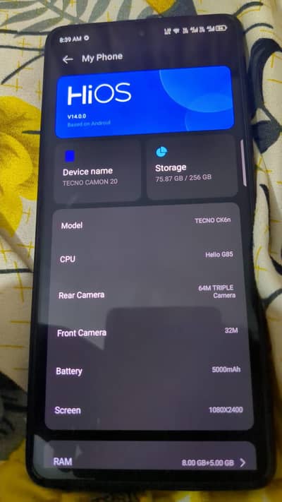 Tecno CAMON 20