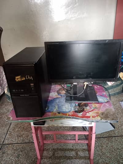 Custom Workstation PC + iiyama Monitor | i7 4th Gen | 16GB RAM | Quad