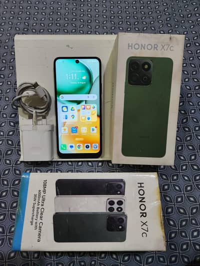Honor X7C 8-256 6000mah Official PTA Complete box Penal Change